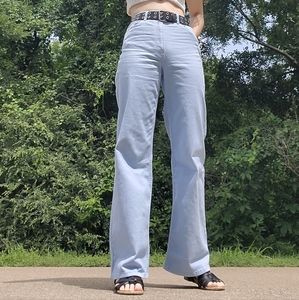 Baby blue H&M wide leg high waisted pants